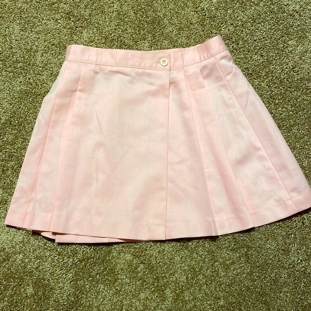 Prince Tennis pleated skirt Pink flare NEW size 8 classic tennis skirt Vintage